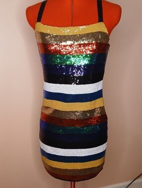 Vintage The Indigo Girl Sequin Dress